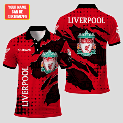 Personalized Liverpool Tear 3D Full Printing Set , Liverpool Shirt , Hoodie , Short , Polo ,hawaii