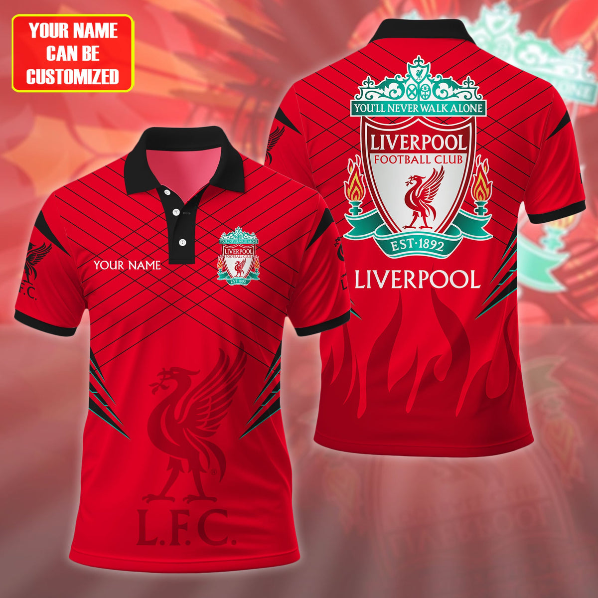 Personalized Liverpool 3D Full Printing Set , Liverpool Shirt , Hoodie , Short , Polo ,hawaii V23