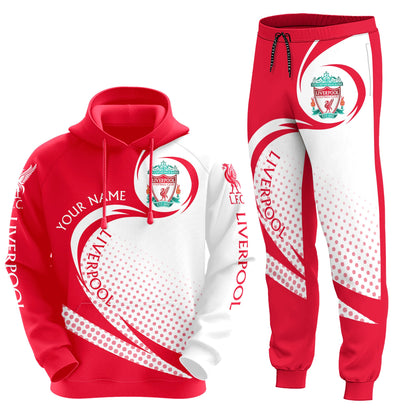 Personalized Liverpool Q17 3D All over Printed Hoodie and Sweatpants set