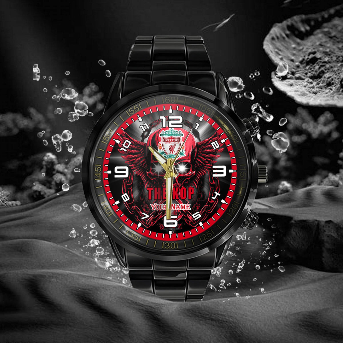 Liverpool Luxury Stainless Steel Watch