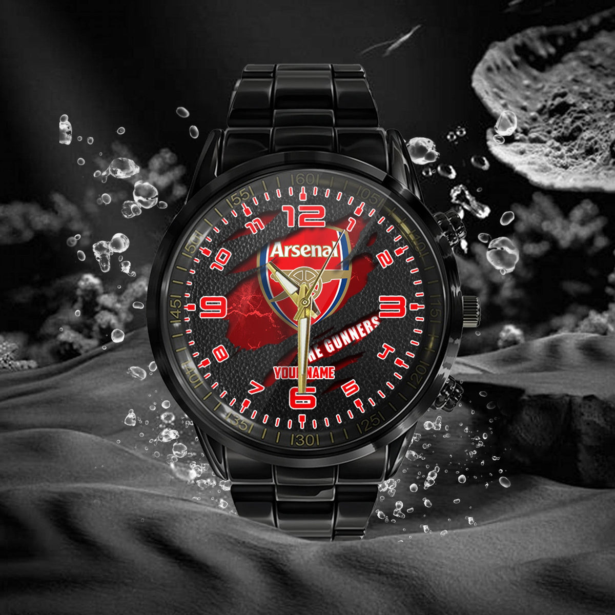 Arsenal Luxury Stainless Steel Watch