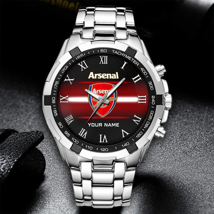 Personalized Arsenal Luxury Dial Steel Watch V16