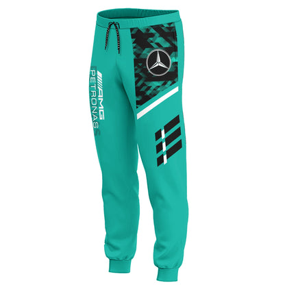 Personalized Merc AMG Petronas Q6 3D All over Printed Hoodie and Sweatpants set