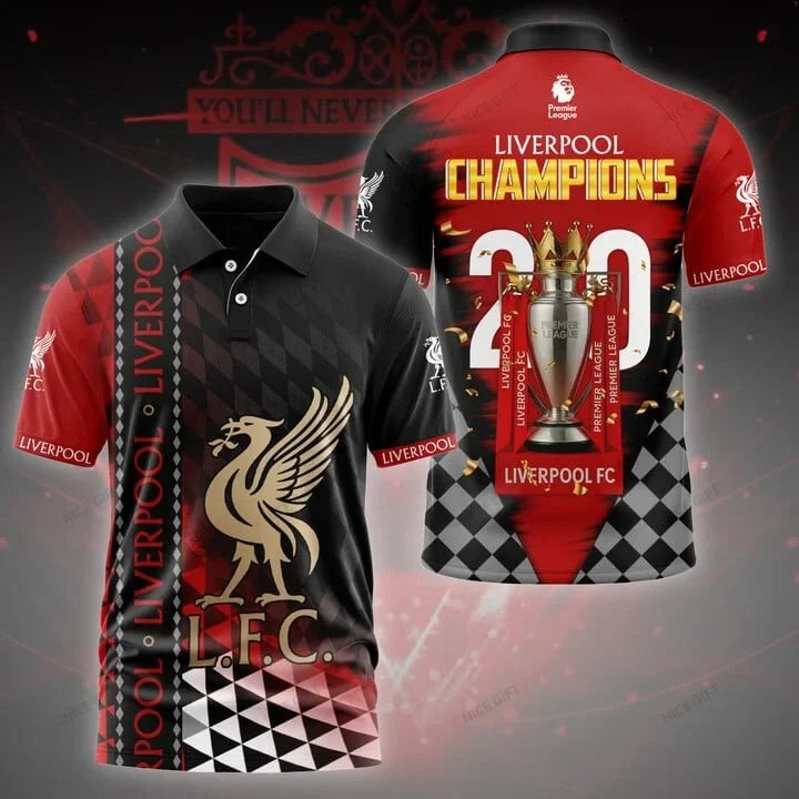 Personalized Liverpool Champion 3D Full Printing Set , Liverpool Shirt , Hoodie , Short , Polo ,hawaii V5
