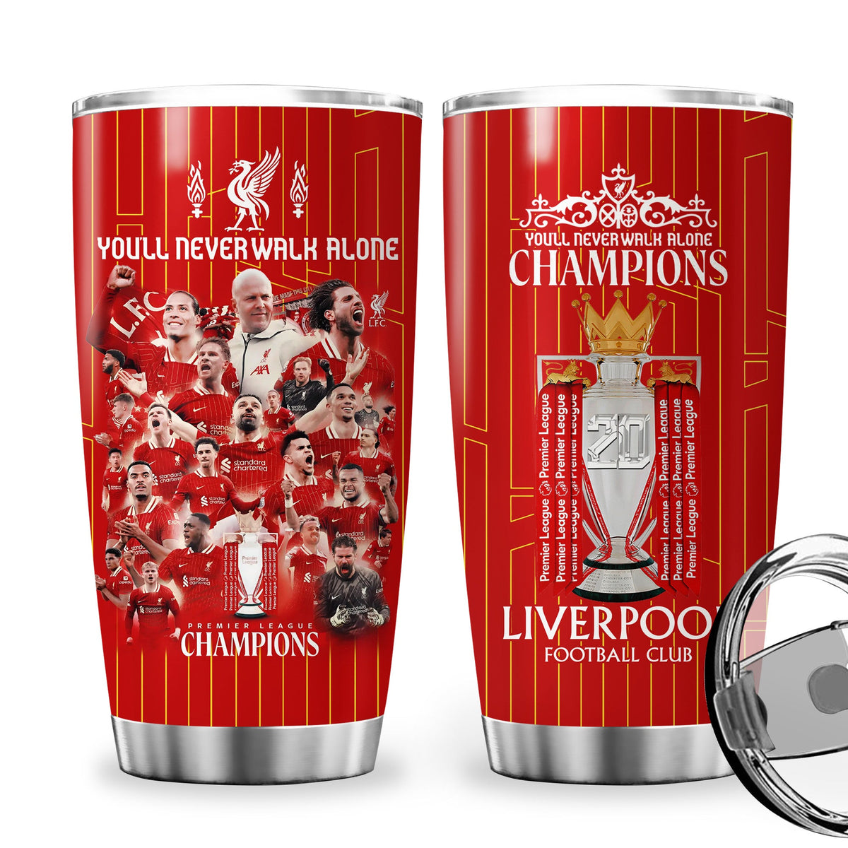 Liverpool Champion Stainless Tumbler 20oz 30oz Cup