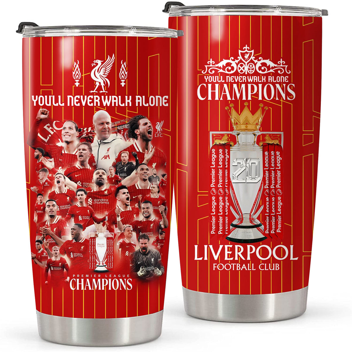 Liverpool Champion Stainless Tumbler 20oz 30oz Cup
