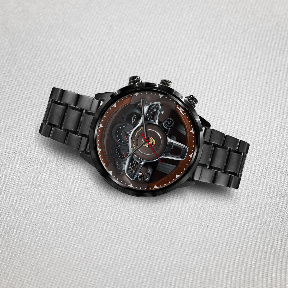 Personalized Pors Luxury Stainless Steel Watch