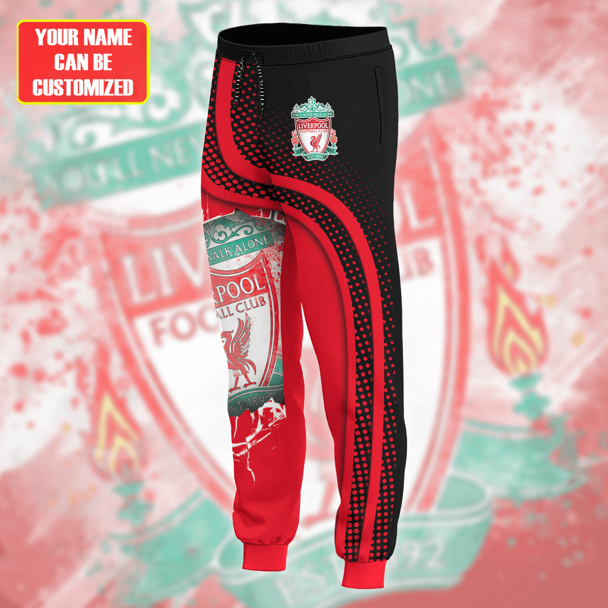 Personalized Liverpool Q18 3D All over Printed Hoodie and Sweatpants set