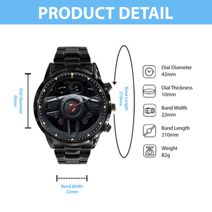 Personalized Pors Cockpit Luxury Stainless Steel Watch