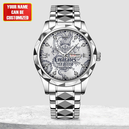 Personalized Real Madrid Dragon Luxury Alloy Charley Watch