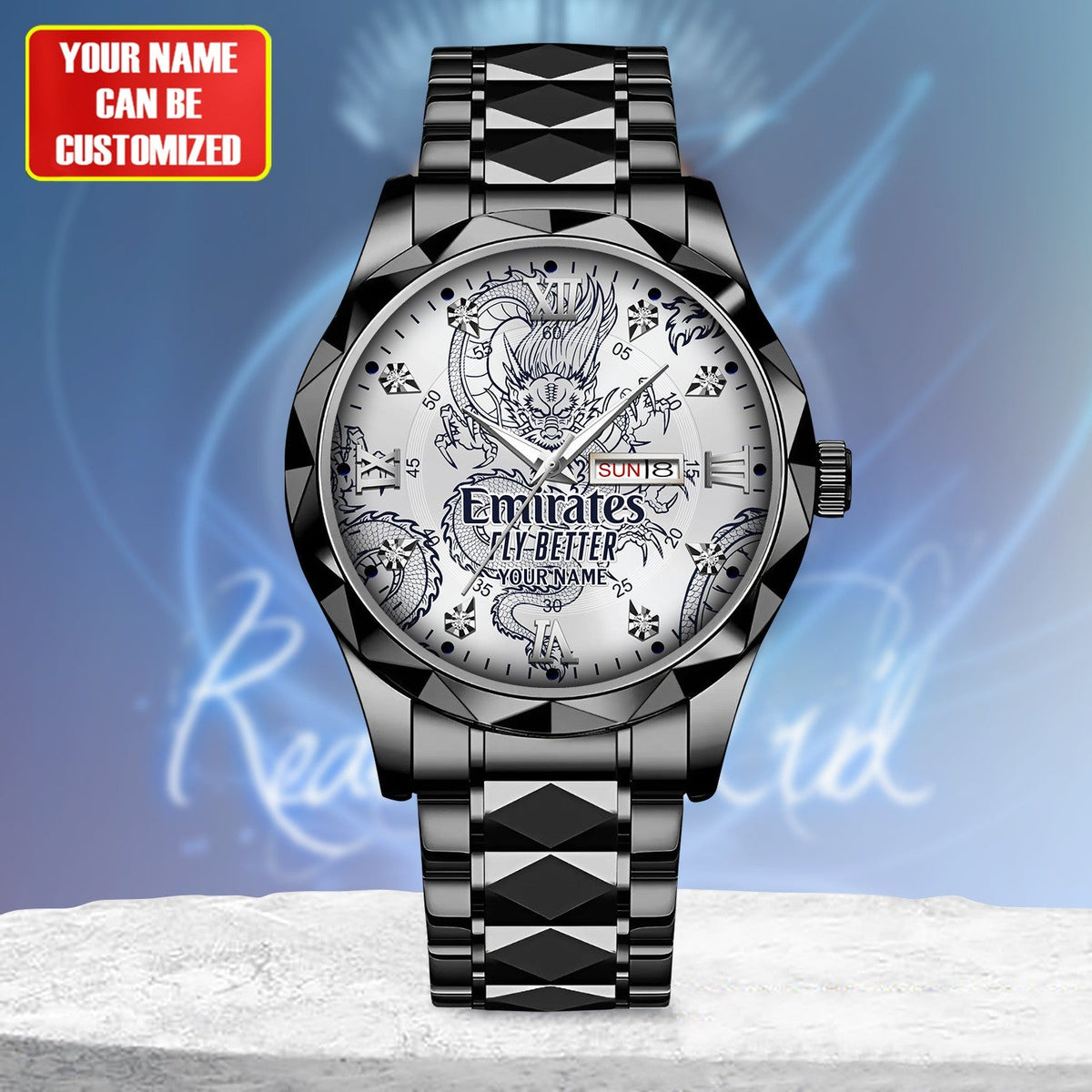 Personalized Real Madrid Dragon Luxury Alloy Charley Watch