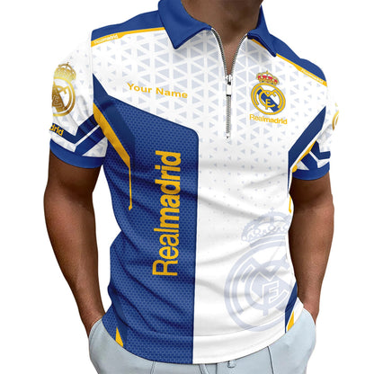 Personalized Real Madrid 3D Full Printing Set , Real Madrid Shirt , Hoodie , Short , Polo ,hawaii V16