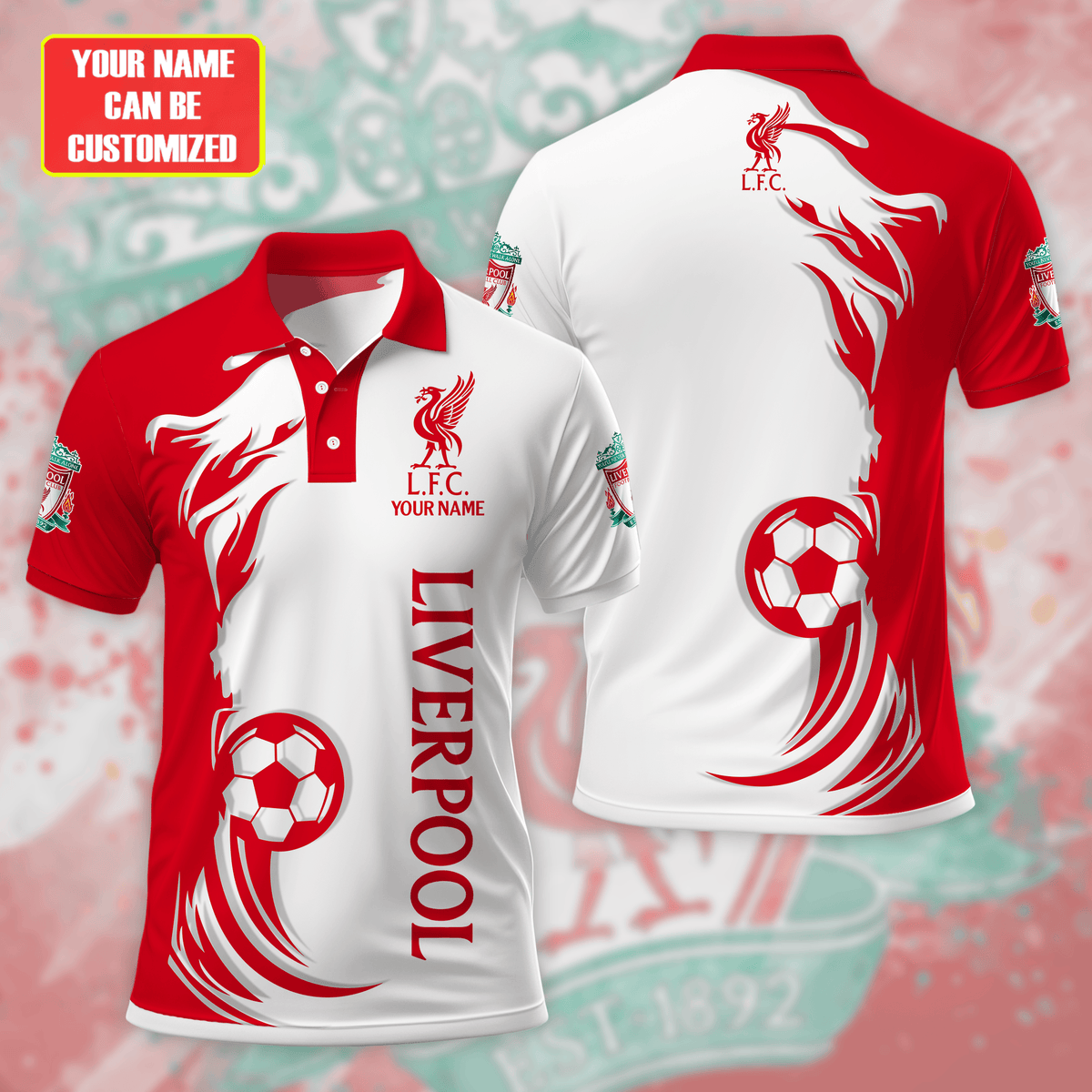 Personalized Liverpool 3D Full Printing Set , Liverpool Shirt , Hoodie , Short , Polo ,hawaii V33