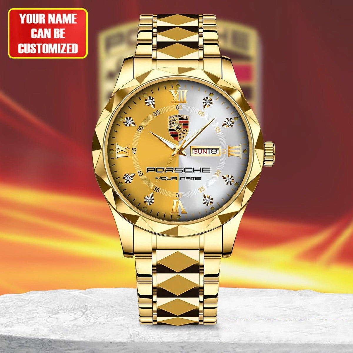 Personalized Pors Luxury Alloy Charley Watch