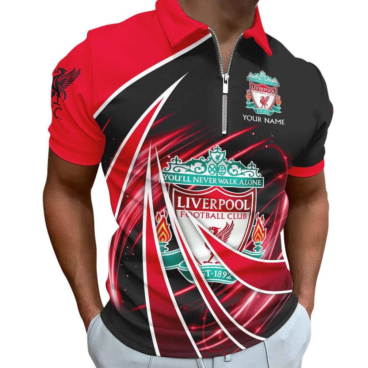 Personalized Liverpool Q10 3D Full Printing Set ,Liverpool Q10 Shirt , Hoodie , Short , Polo ,hawaii