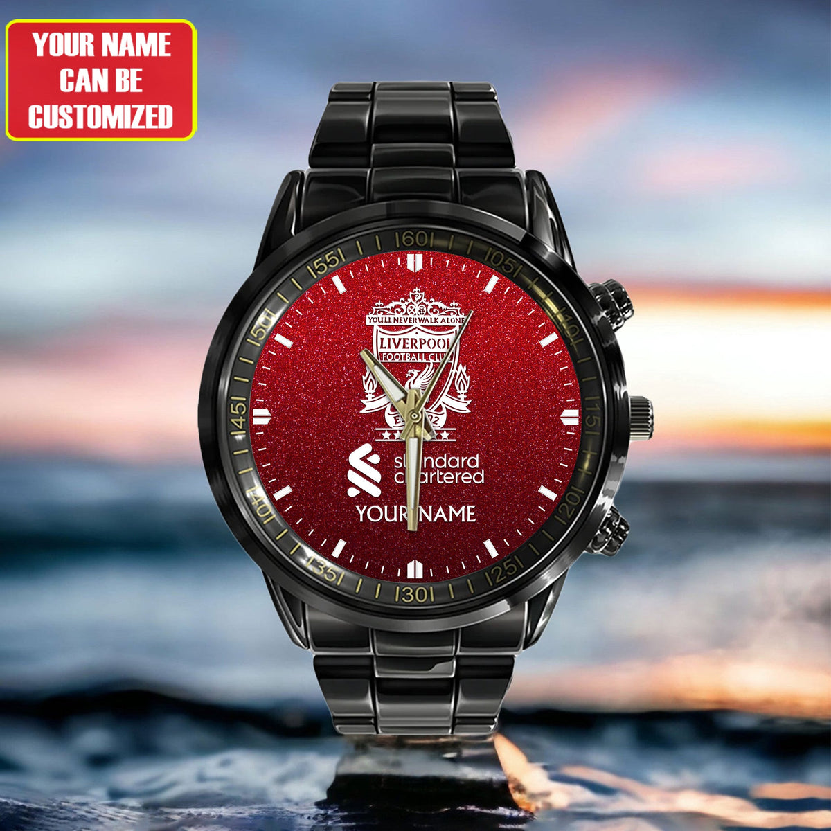 Personalized Liverpool Champion Luxury Stainless Steel Watch V8