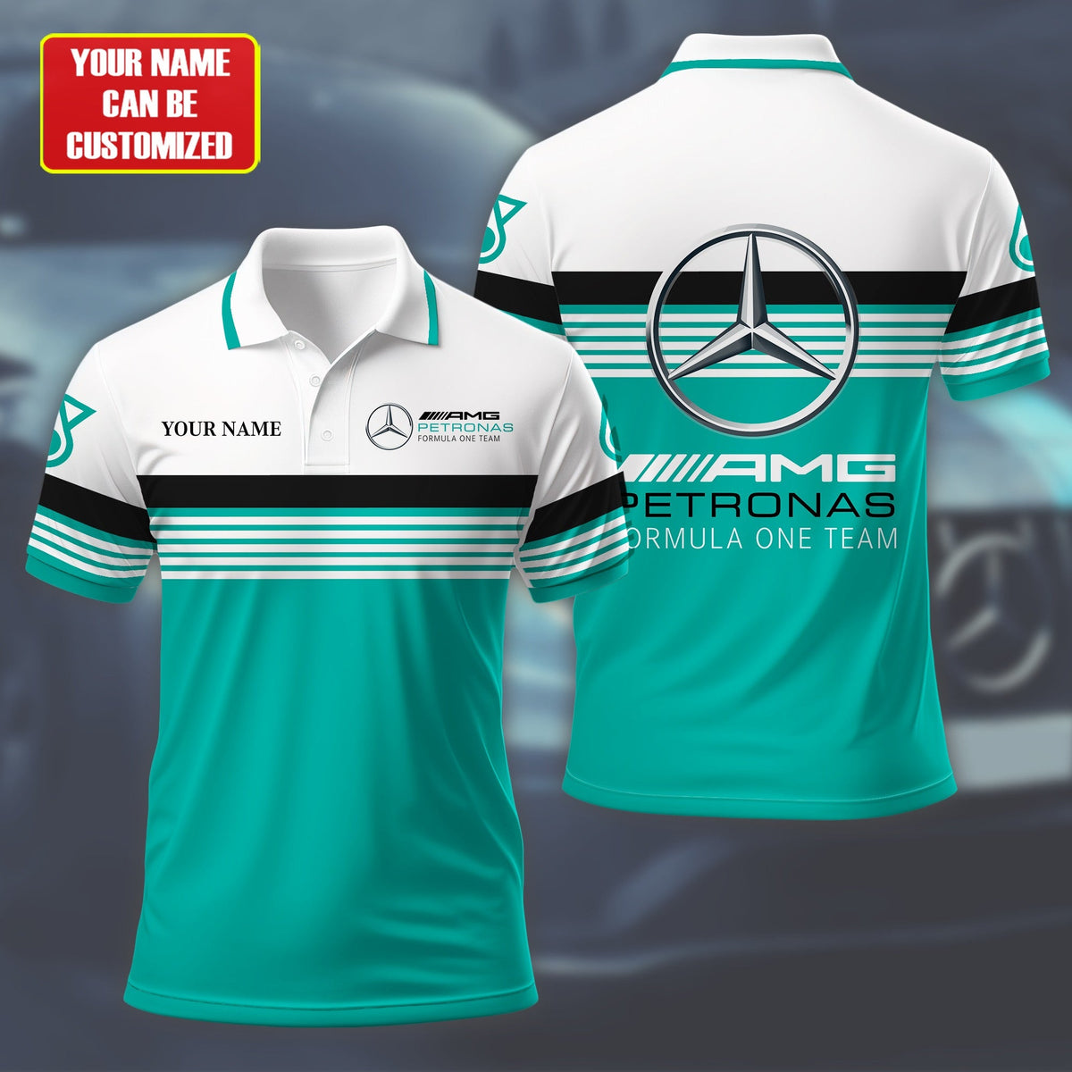 Personalized Merc AMG Petronas 3D Full Printing Set ,Merc AMG Petronas Shirt , Hoodie , Short , Polo ,hawaii V2