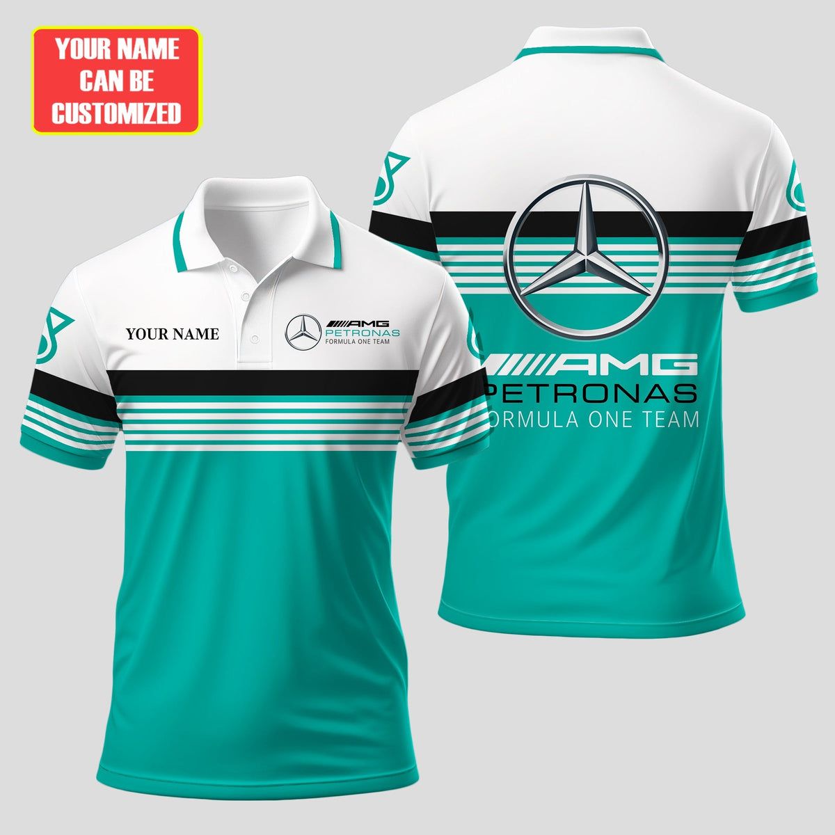 Personalized Merc AMG Petronas 3D Full Printing Set ,Merc AMG Petronas Shirt , Hoodie , Short , Polo ,hawaii V2