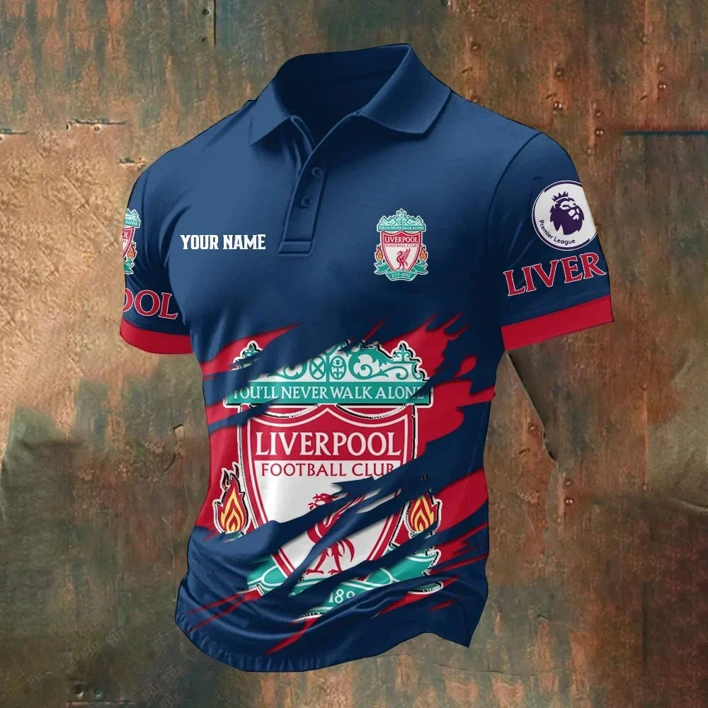 Personalized Liverpool Tear 3D Full Printing Set , Liverpool Tear Shirt , Zipper Polo, Hoodie , Short ,Polo ,hawaii