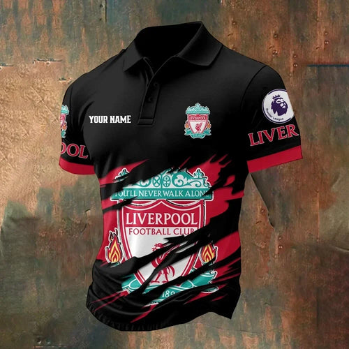 Personalized Liverpool Tear 3D Full Printing Set , Liverpool Tear Shirt , Zipper Polo, Hoodie , Short ,Polo ,hawaii
