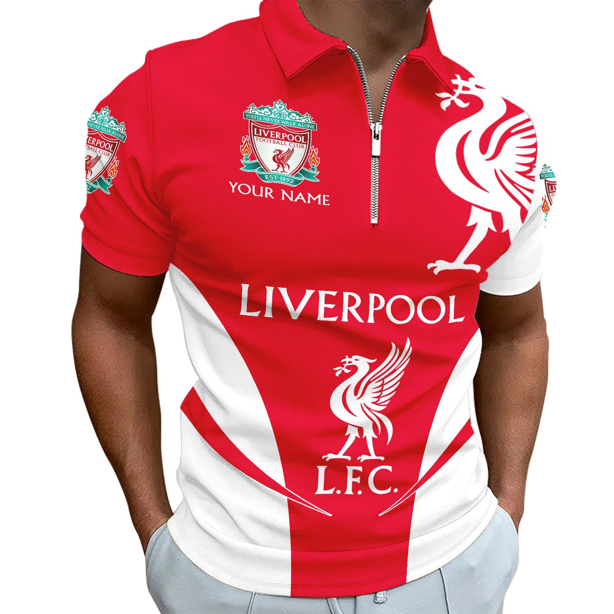 Personalized Liverpool 3D Full Printing Set , Liverpool Shirt , Hoodie , Short , Polo ,hawaii V35