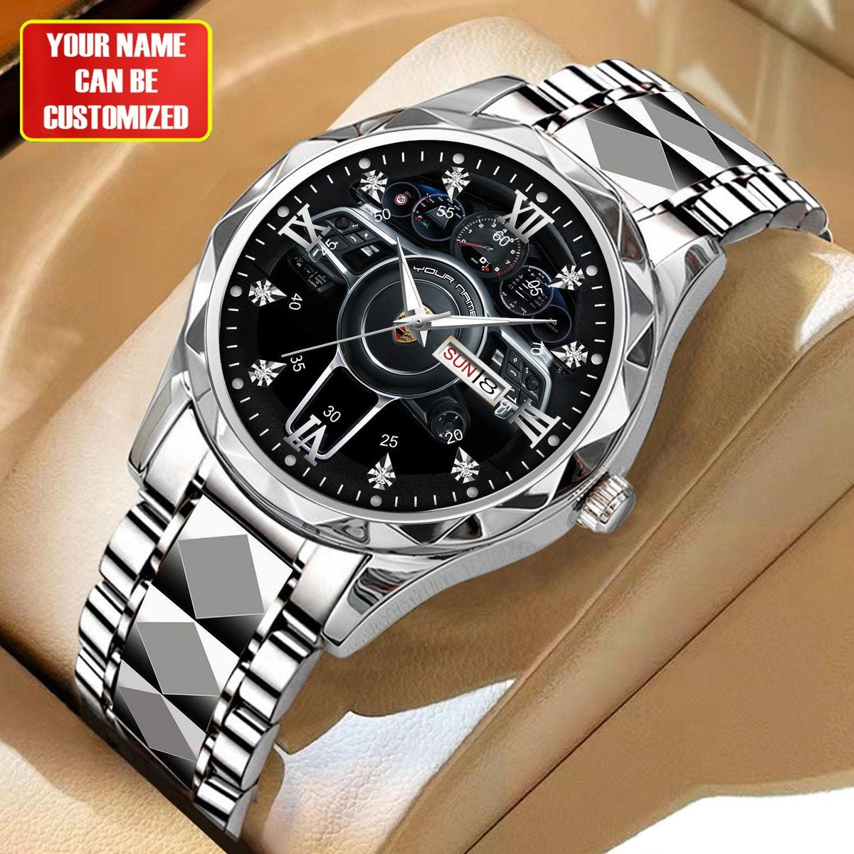Personalized Pors Interior Luxury Alloy Charley Watch