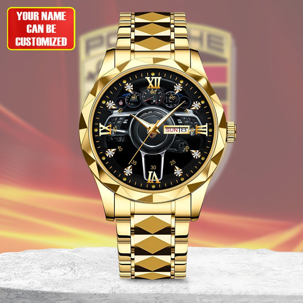 Personalized Pors Interior Luxury Alloy Charley Watch