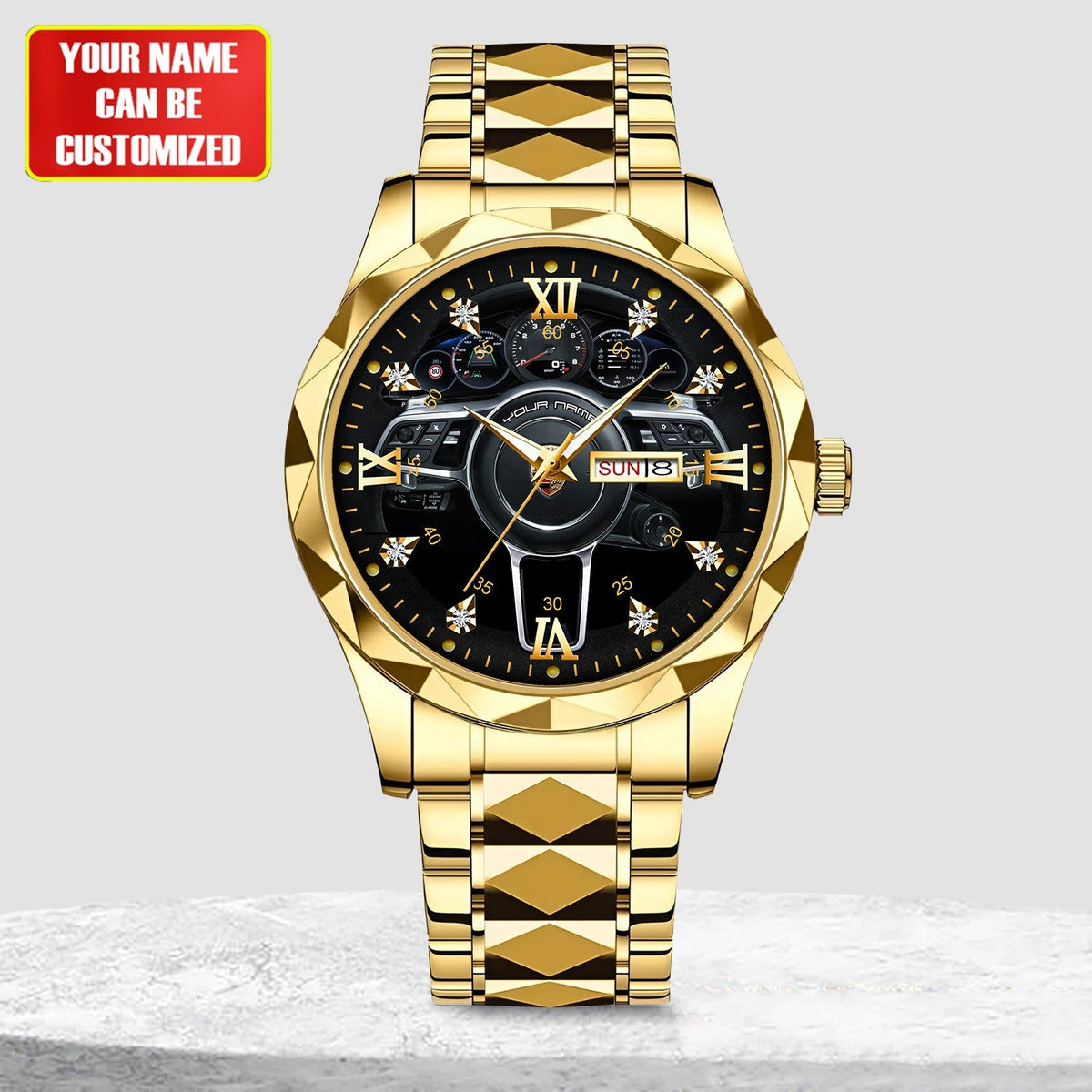 Personalized Pors Interior Luxury Alloy Charley Watch