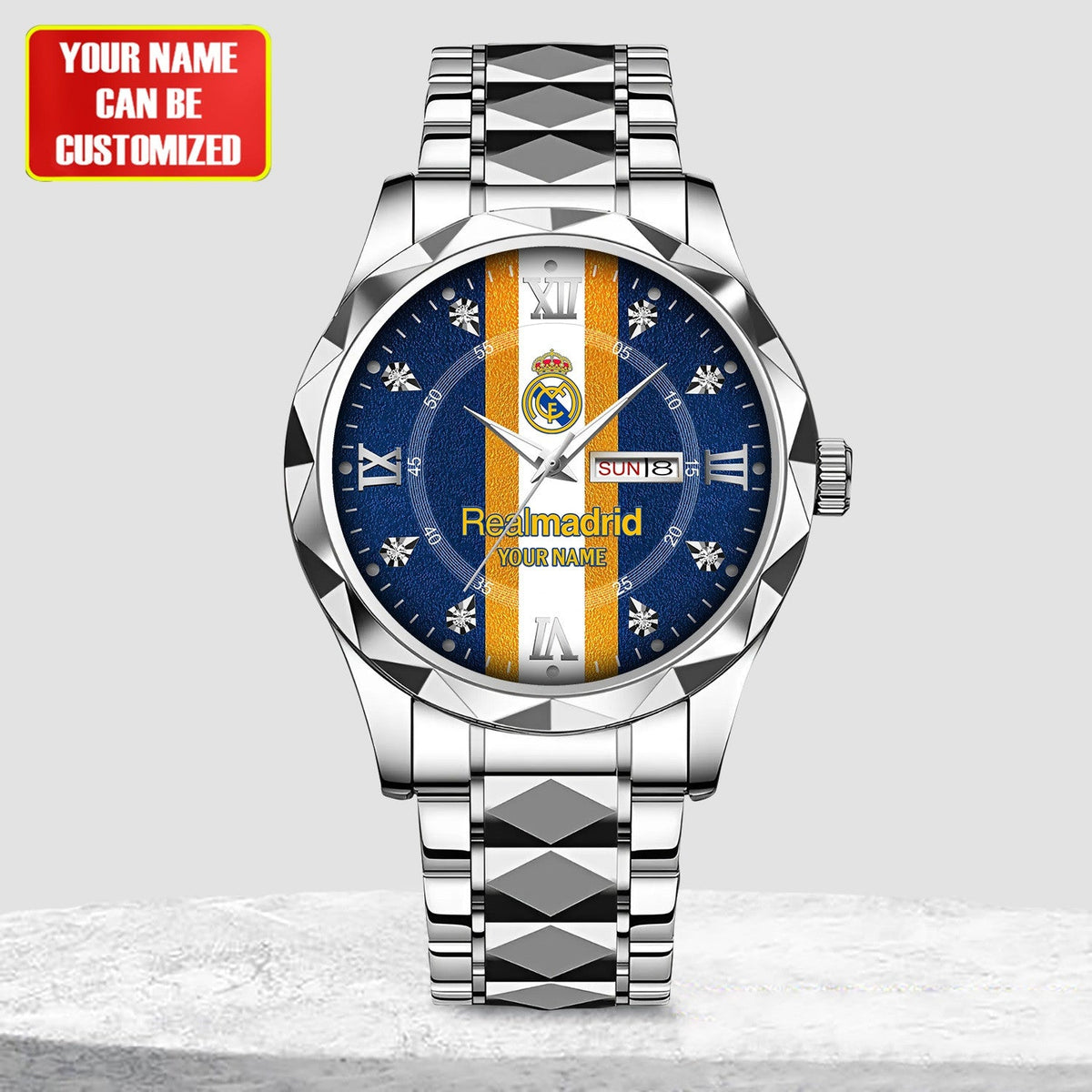 Personalized Real Madrid Luxury Alloy Charley Watch V3