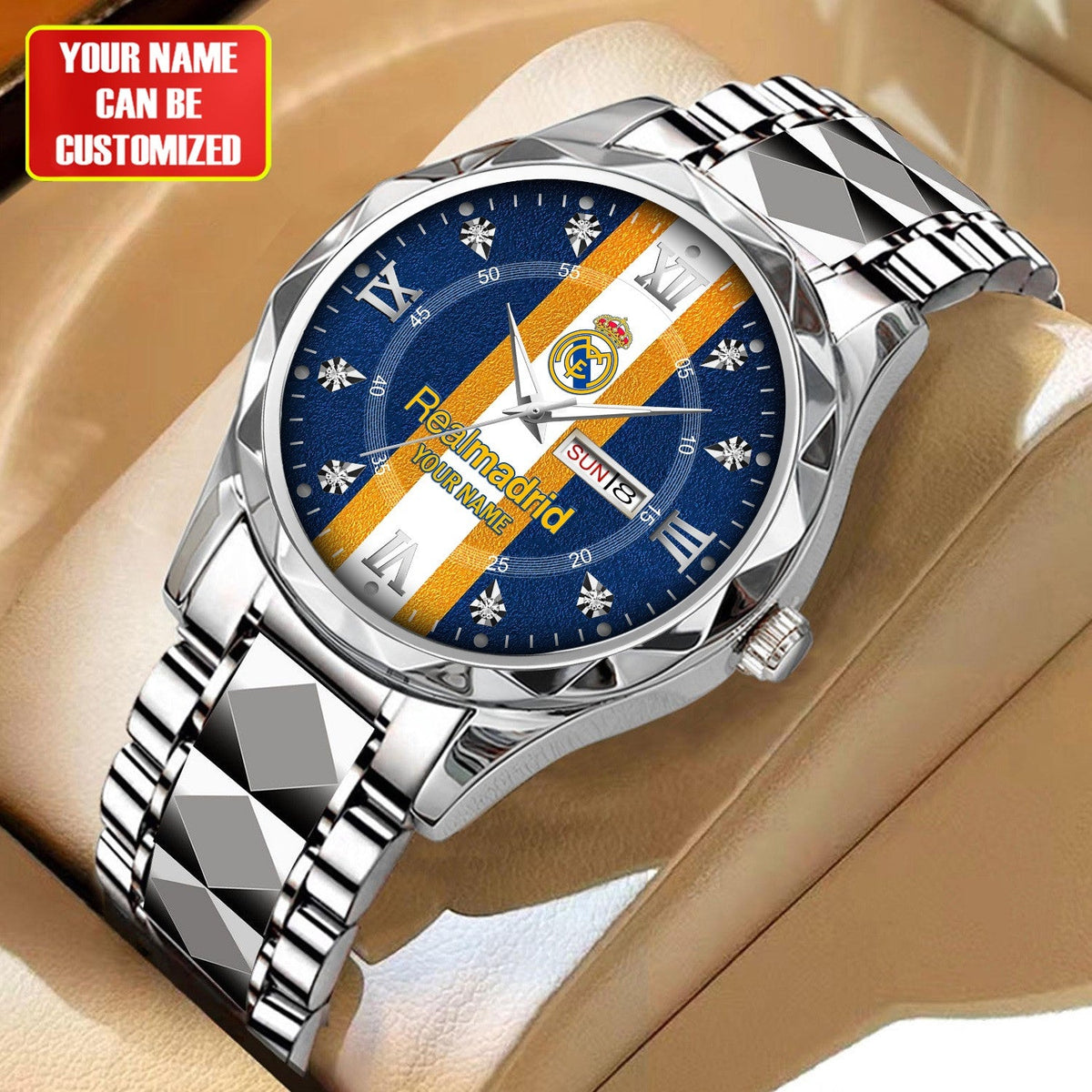 Personalized Real Madrid Luxury Alloy Charley Watch V3