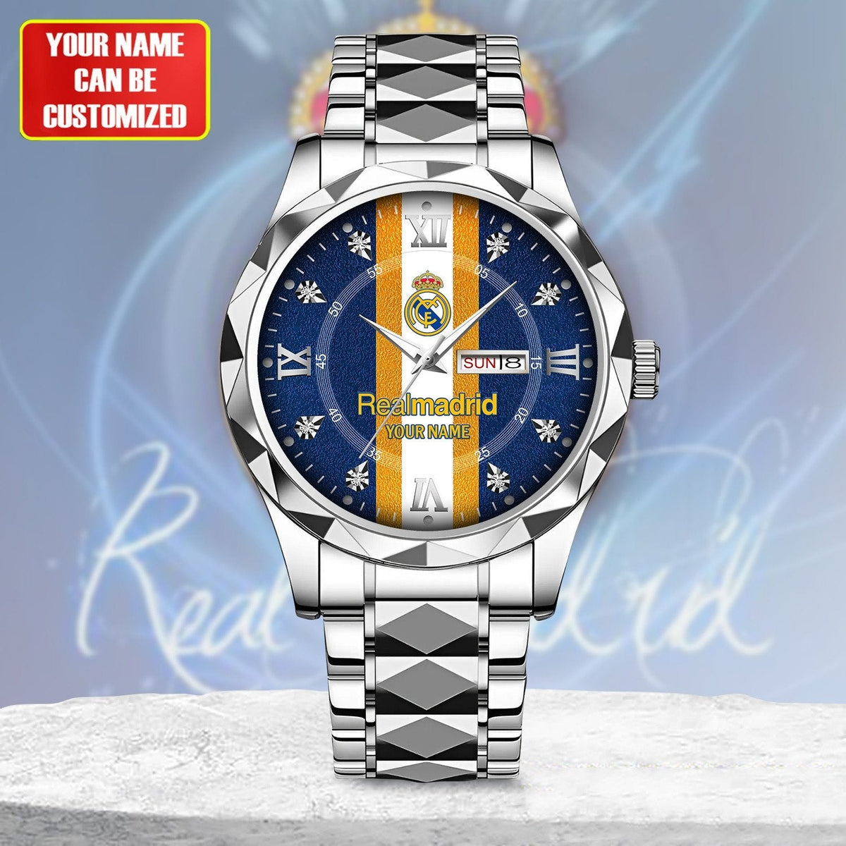 Personalized Real Madrid Luxury Alloy Charley Watch V3