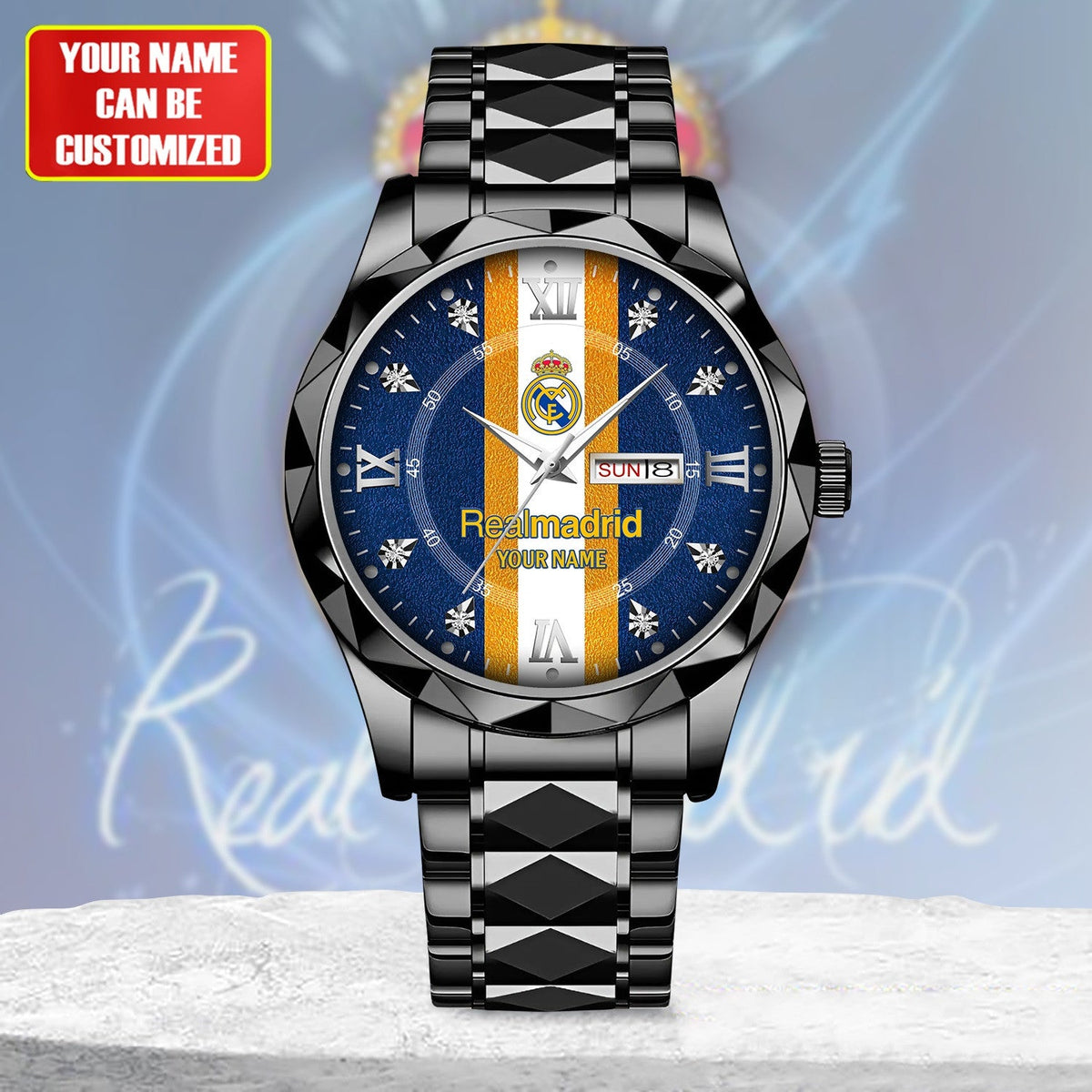 Personalized Real Madrid Luxury Alloy Charley Watch V3