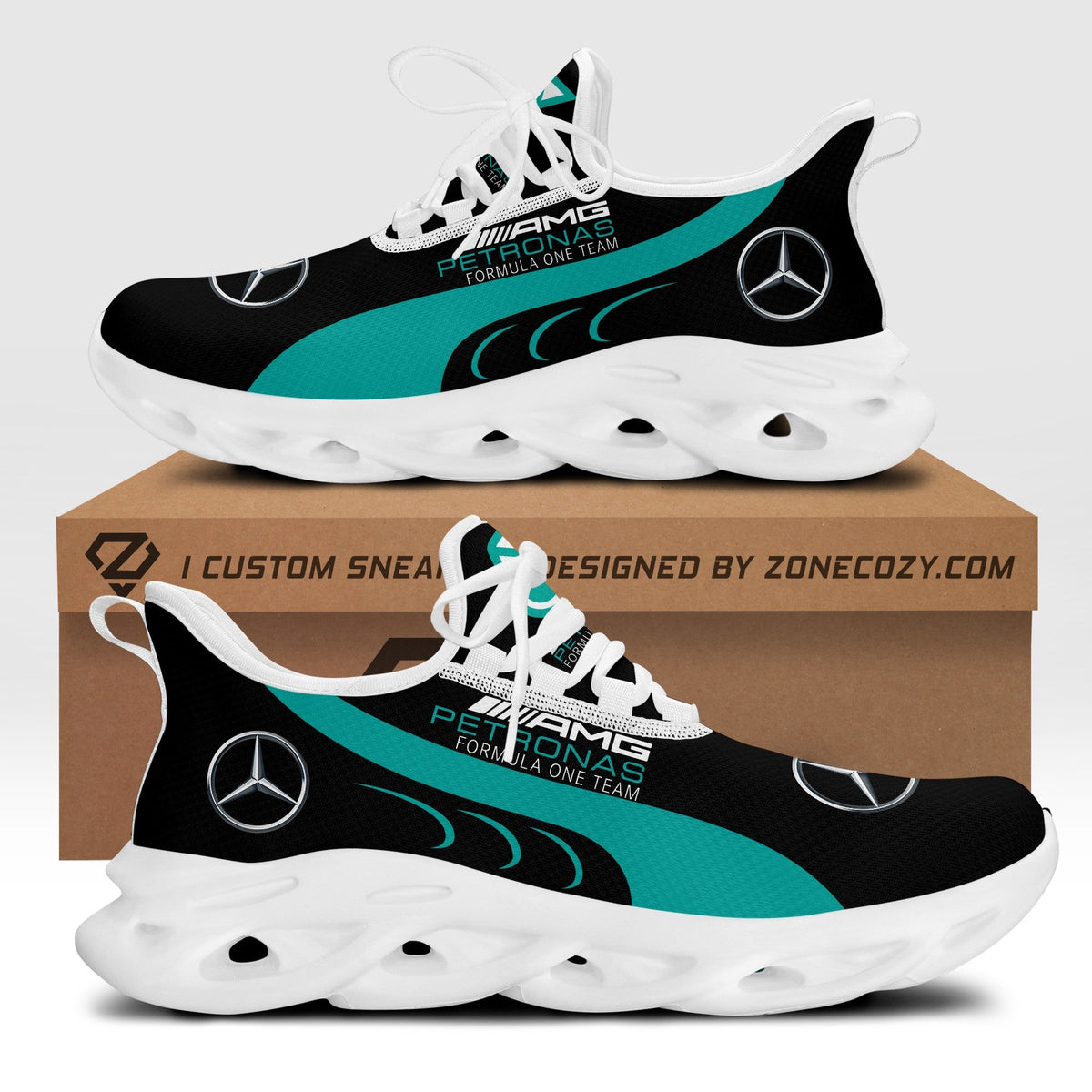 Merc AMG Petronas Chunky Custom Sneaker V5