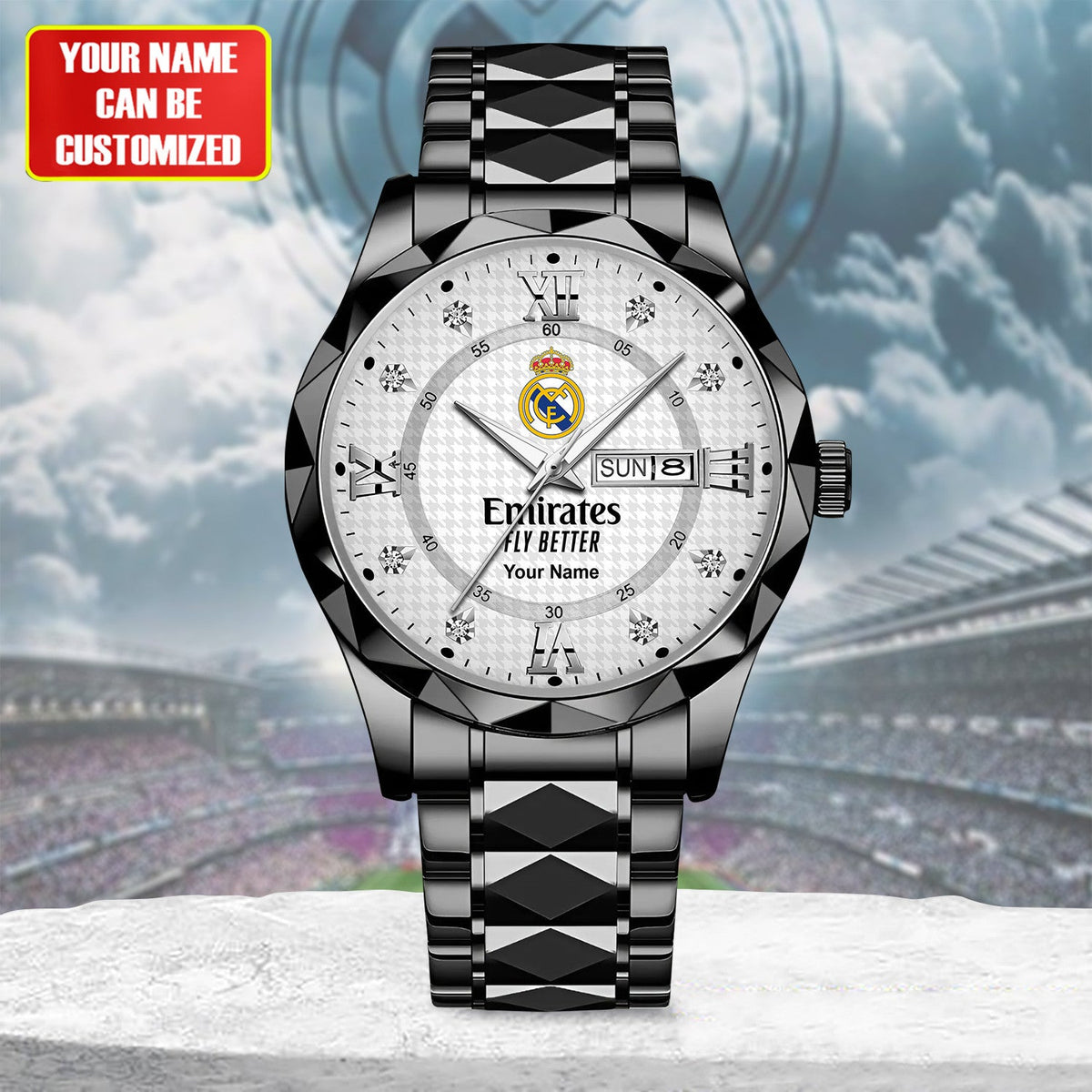 Personalized Real Madrid Luxury Alloy Charley Watch V4