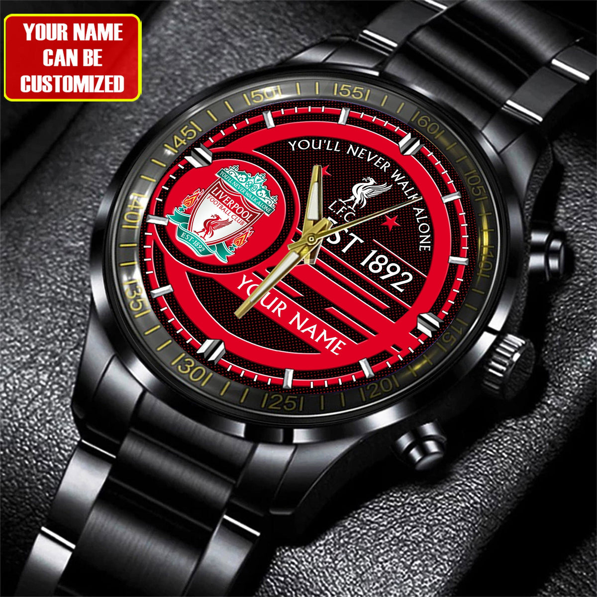 Personalized LVP Est 1892 Luxury Stainless Steel Watch