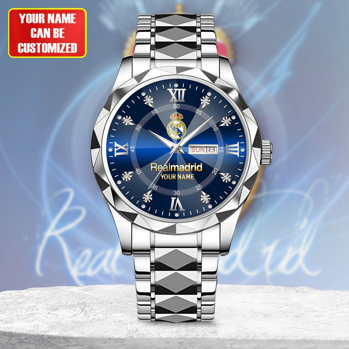 Personalized Real Madrid Sport Alloy Charley Watch V3