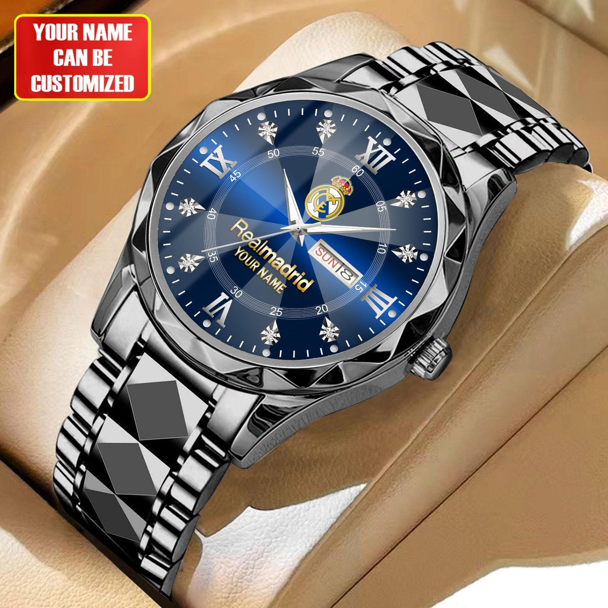 Personalized Real Madrid Sport Alloy Charley Watch V3