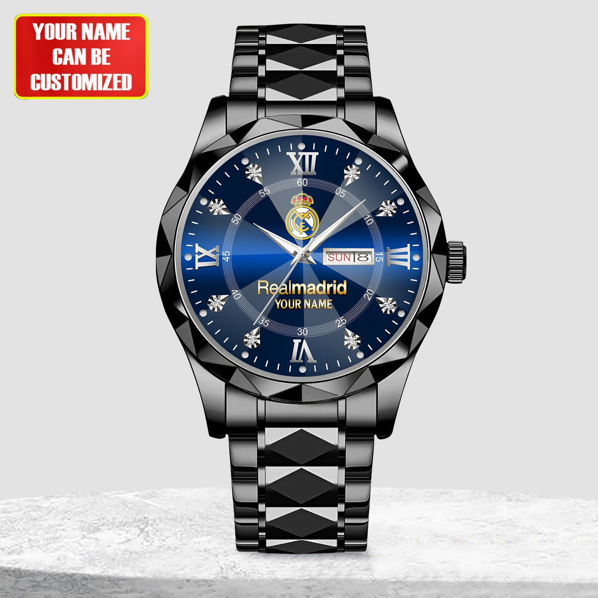 Personalized Real Madrid Sport Alloy Charley Watch V3