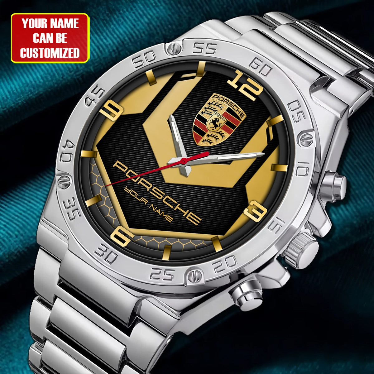 Personalized Pors Sport Luxury Dial Steel Watch V2
