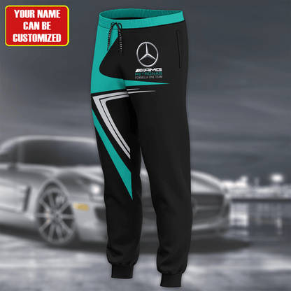 Personalized Merc Petronas 3D All over Printed Hoodie and Sweatpants set