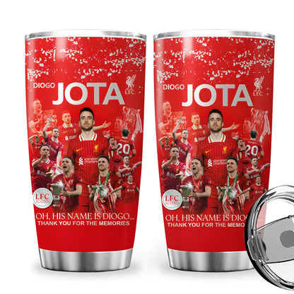 Liverpool Diogo J Stainless Tumbler 20oz 30oz Cup