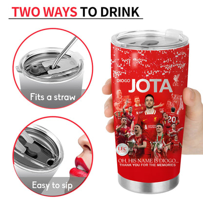 Liverpool Diogo J Stainless Tumbler 20oz 30oz Cup