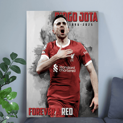 D.J Forever A Red LVP All Over Printed Canvas Poster P040703