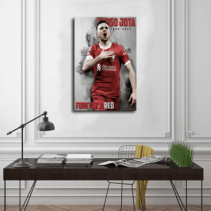 D.J Forever A Red LVP All Over Printed Canvas Poster P040703