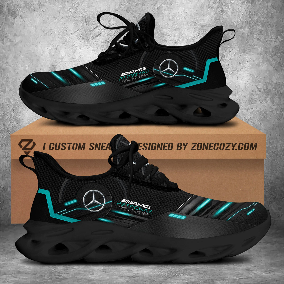 Merc AMG Petronas Chunky Custom Sneaker
