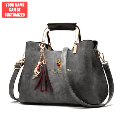Customized Pors Deluxe Leather Handbag For Women