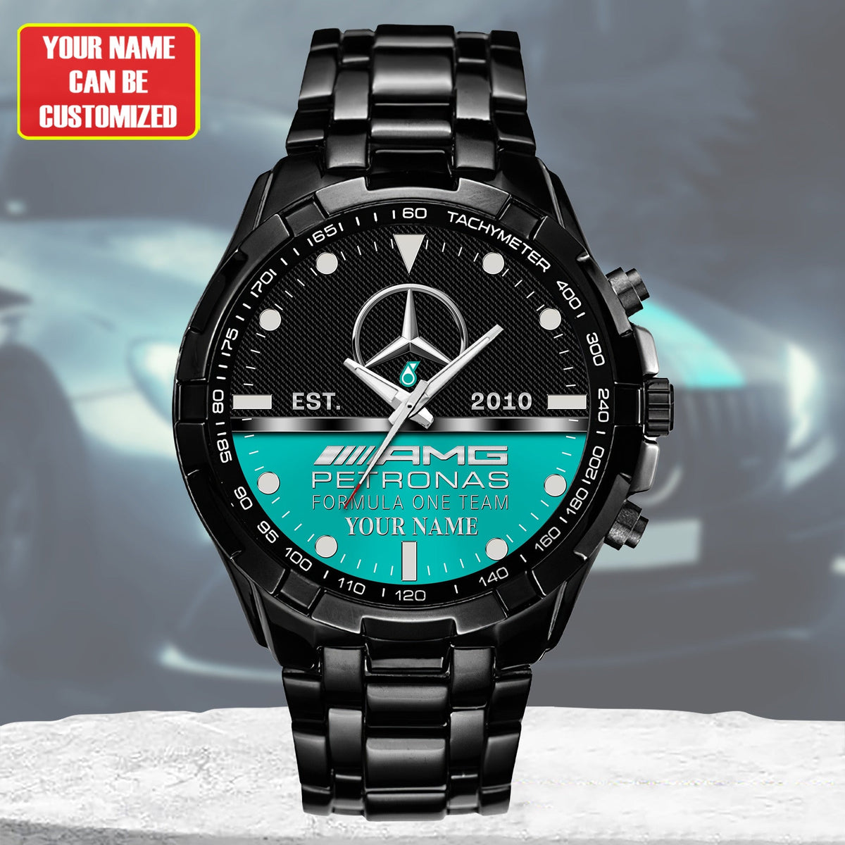 Personalized Merc AMG Petronas Alloy Quartz Watch