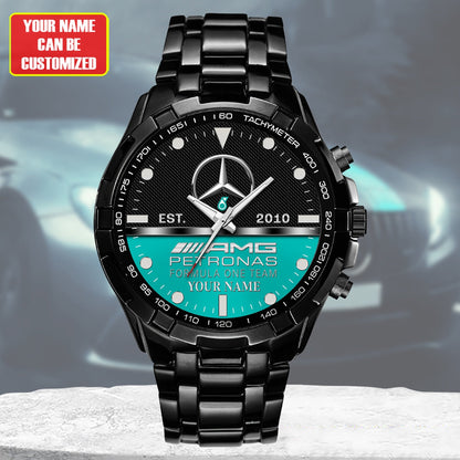 Personalized Merc AMG Petronas Alloy Quartz Watch