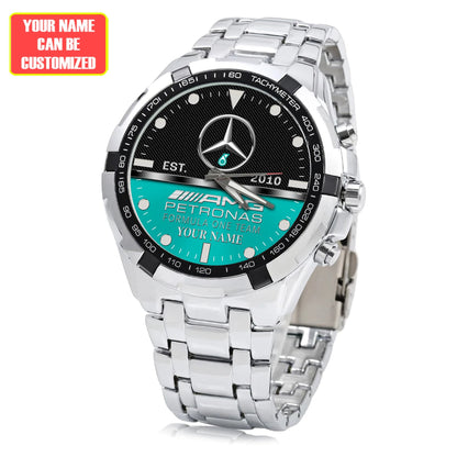 Personalized Merc AMG Petronas Alloy Quartz Watch