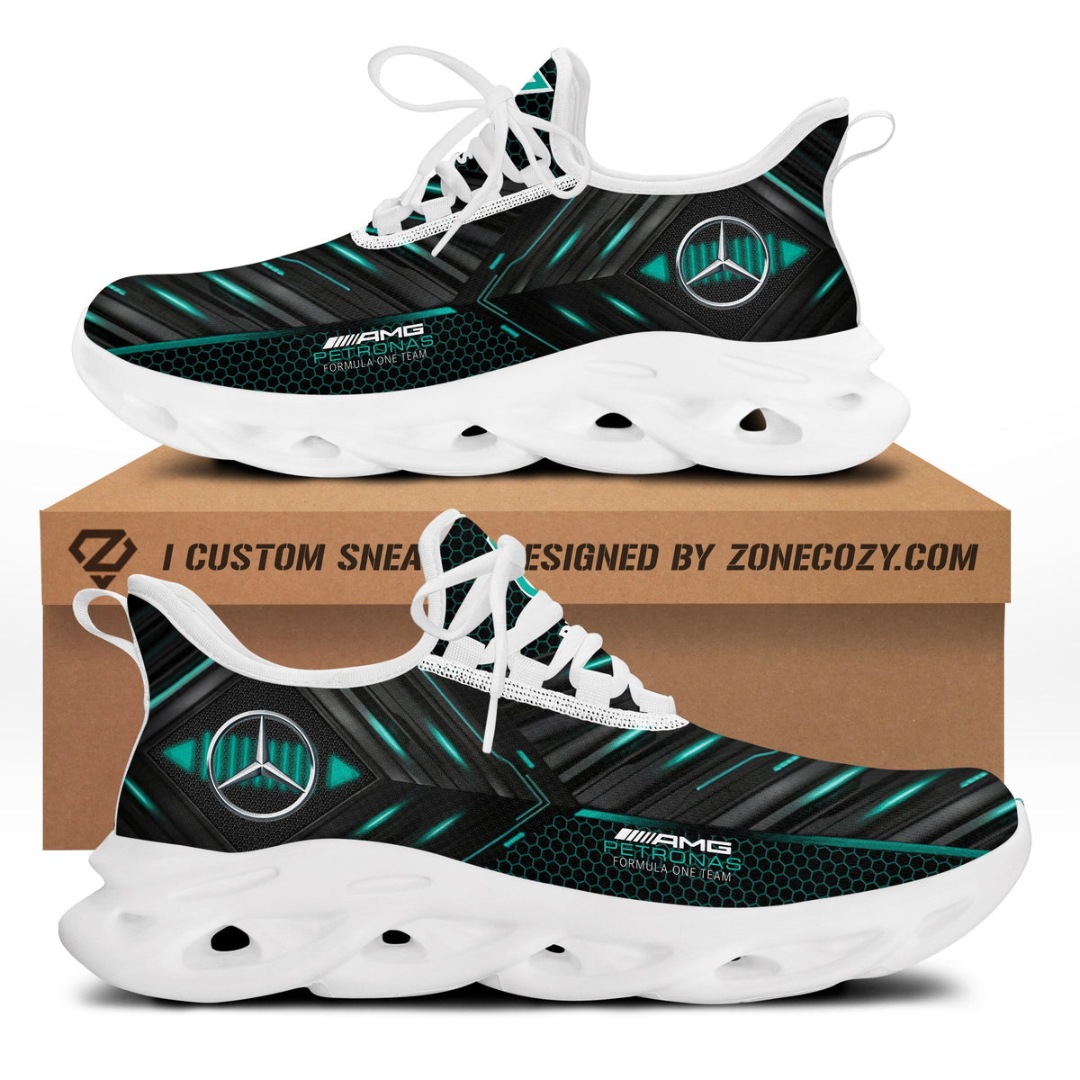 Merc AMG Petronas Sport Chunky Custom Sneaker